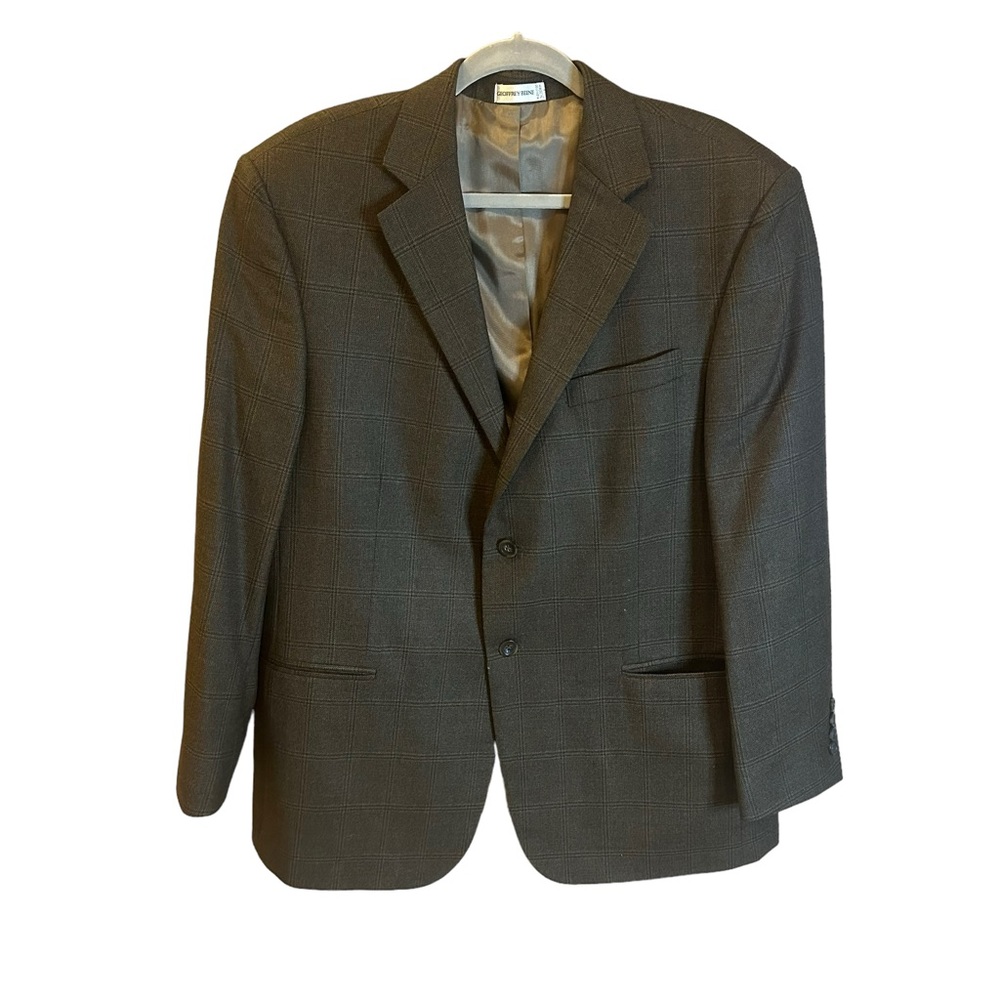 Geoffrey Beene Designer Suit Jacket Blazer for Men Sz Unknown (see measurements)